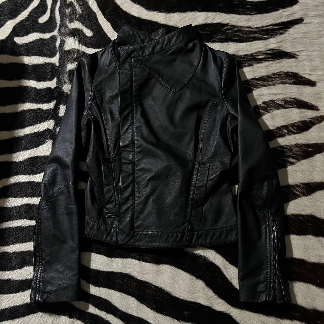 ジャケット・アウター 00s archive leather jacket ekam EKAM 00s archive jacket レザー×ツイル フードジャケット - メルカリ