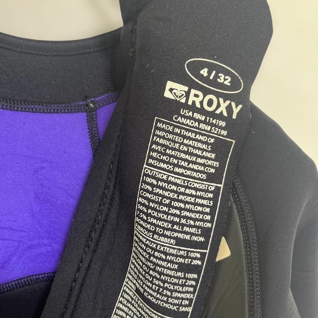 美品 ROXY ロキシーウエットスーツ 激レア 4/32 レディース 黒