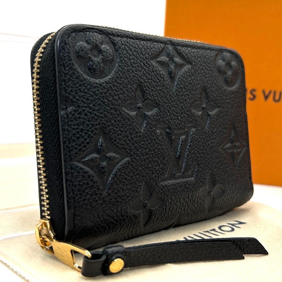 極美品✨ ルイヴィトン モノグラム アンプラント ジッピーパース 小銭入れ 超美品 ルイヴィトン アンプラント ジッピーコインパース 黒 ミニ財布