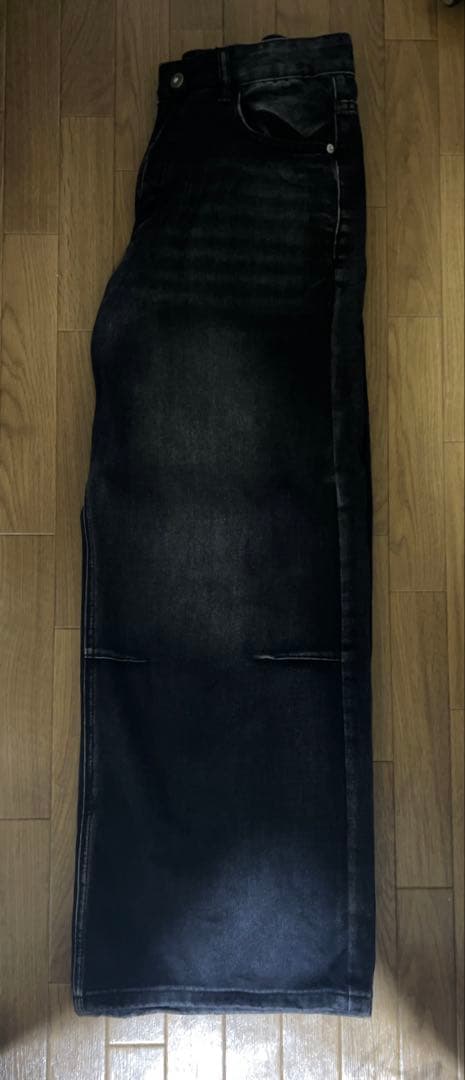 完売品 A$APMODE スーパーバギーデニム ブラック