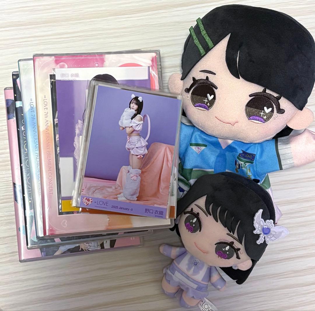 イコラブ　=LOVE 野口衣織　諸橋沙夏　DVD ぬいぐるみ　生写真 LOVE 生写真セット一覧｜ほののん。