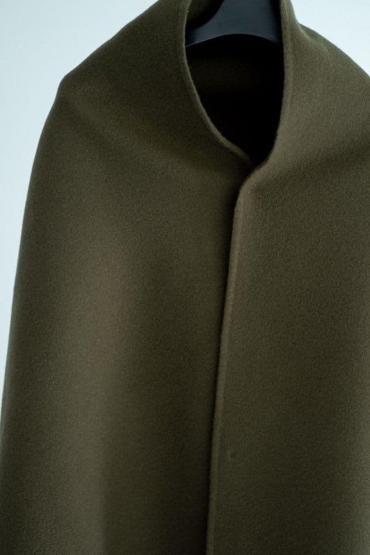 [digne] ディニュ　throw shawl cort 《khaki》