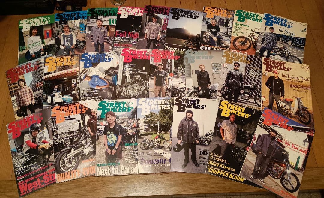 STREET BIKER'S　ストリートバイカーズ　54冊セット　HARLEY Yahoo!オークション -「ストリートバイカーズ」(本、雑誌) の落札相場