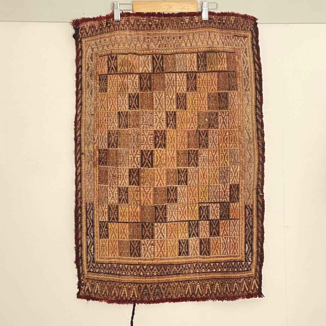 山田様専用 オールドジジム キリム ラグ アンティーク 刺繍 手仕事