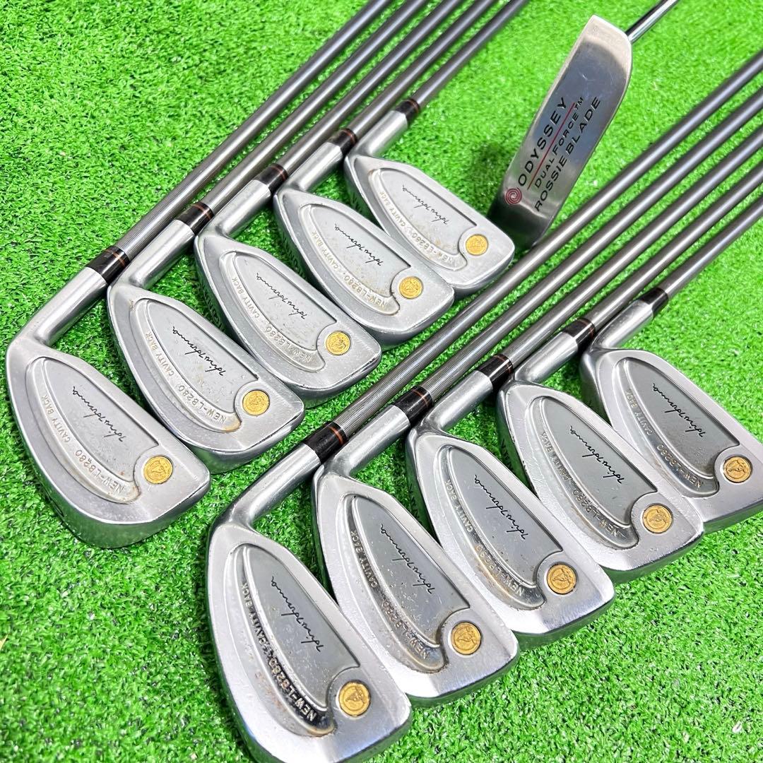 ゴルフセット豪華HONMA PRGR メンズラウンド仕様右打ちすぐ使用