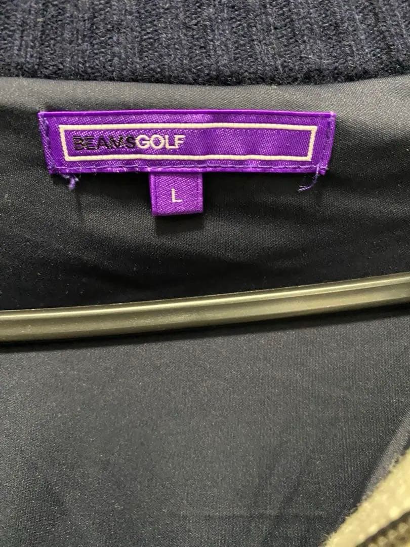 ビームスゴルフ BEAMS GOLF ニット ジップジャケット ウール100%