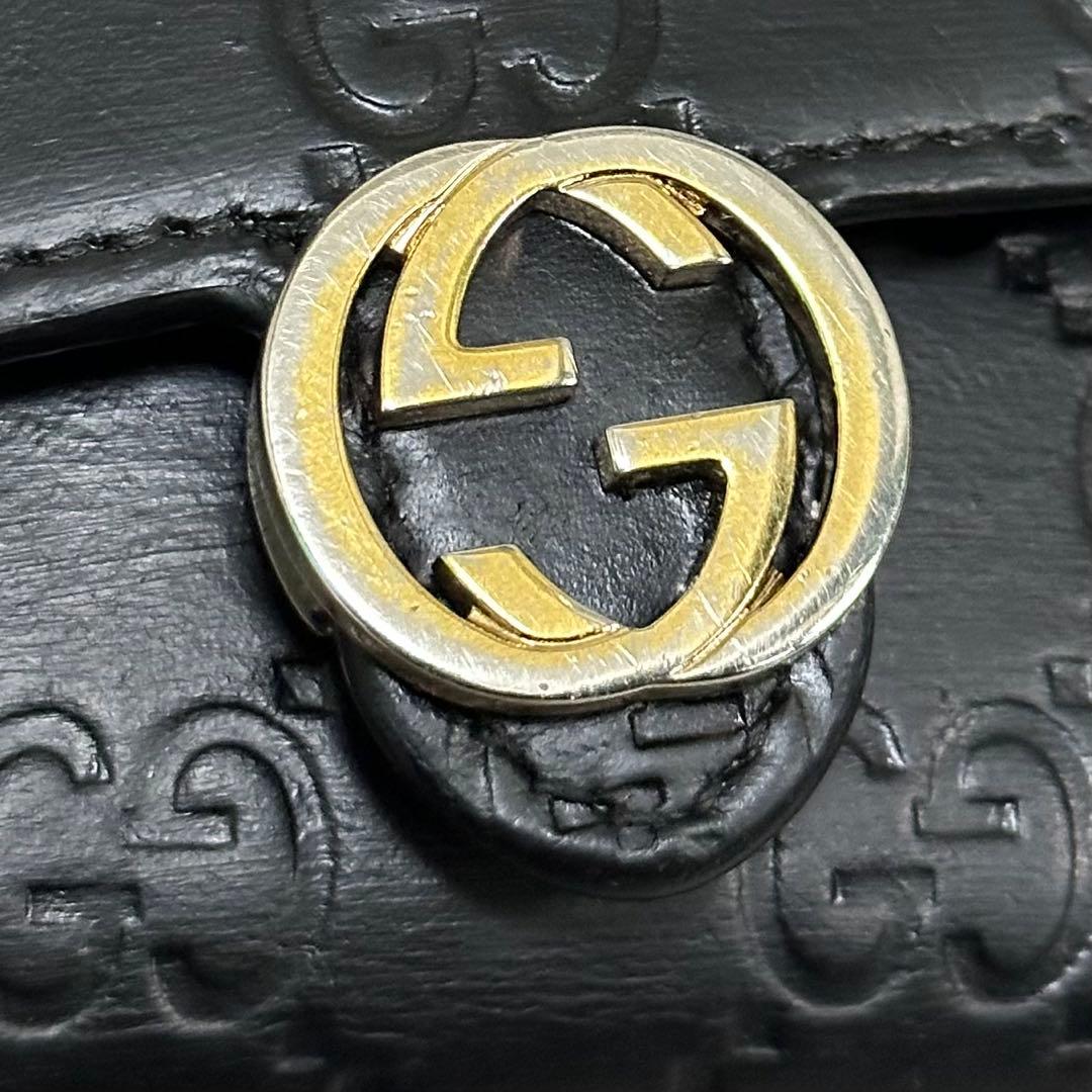 GUCCI グッチ キーケース 6連 インターロッキング GG シマ - メルカリ