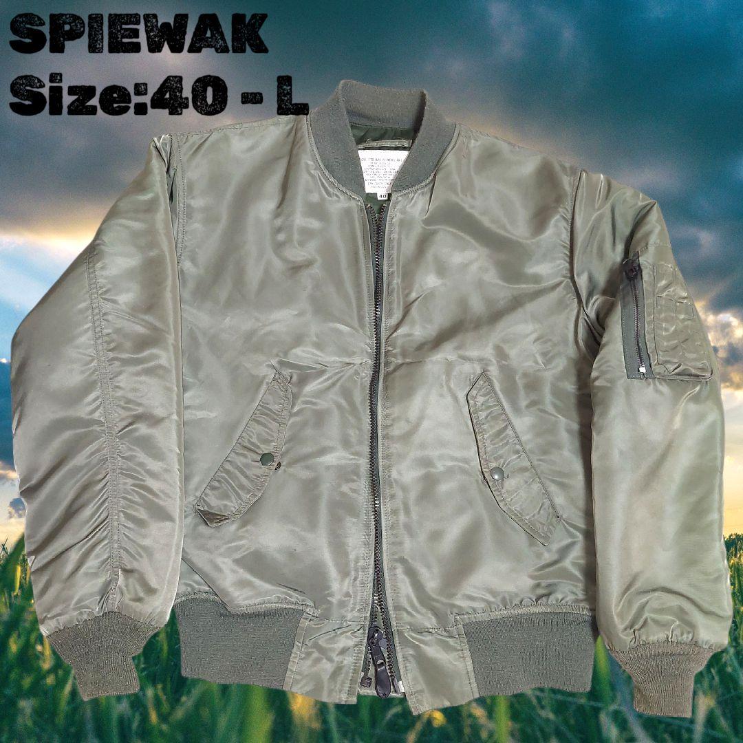[美品] SPIEWAK MA-1 SHIPS別注 USA製 リバーシブル 40 美品] SPIEWAK MA-1 SHIPS別注 USA製 リバーシブル 40