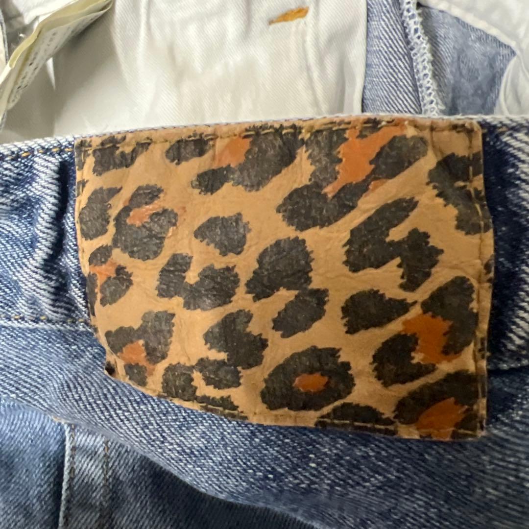 ウィムガゼット デニム サロペット オールイン 豹柄 - メルカリ