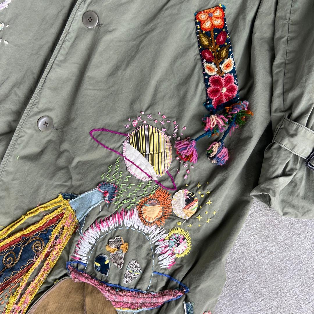 KAPITAL （キャピタル）ピアノファーム 刺繍デザインコート - メルカリ