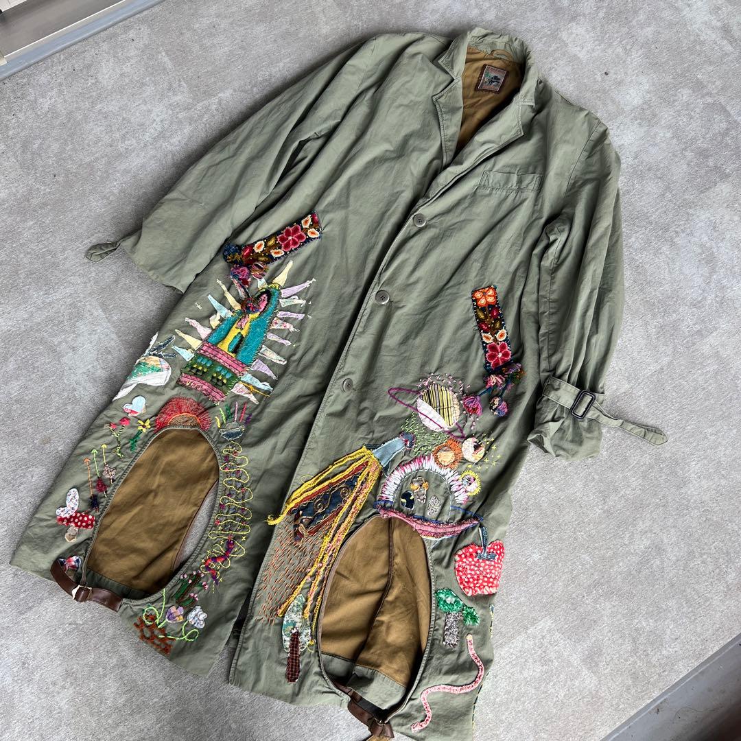 KAPITAL （キャピタル）ピアノファーム 刺繍デザインコート KAPITAL （キャピタル）ピアノファーム 刺繍デザインコート - メルカリ