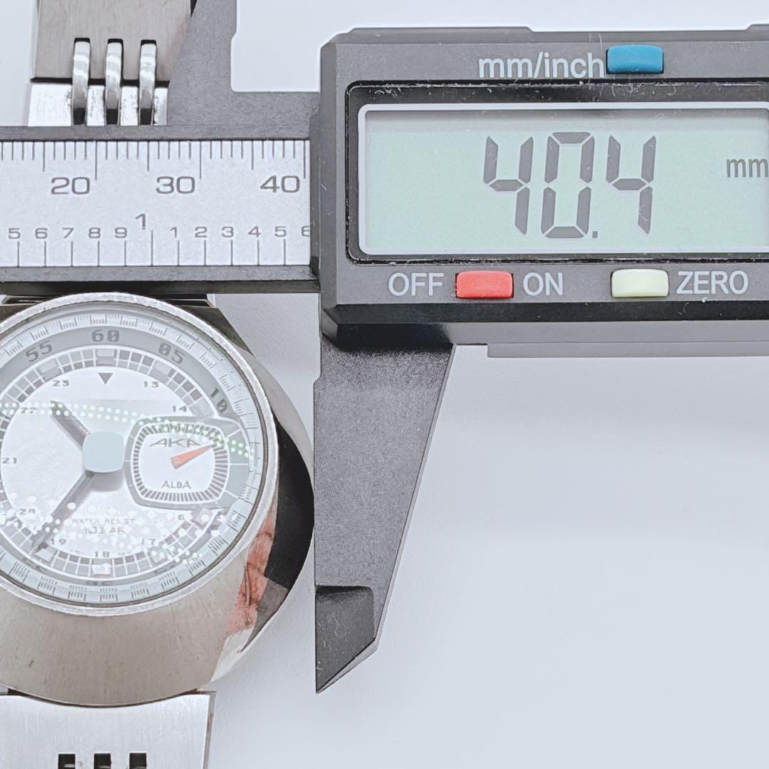 レア】 SEIKO ALBA AKA ユニコーン 一角ケース 立体ダイヤル SEIKO www