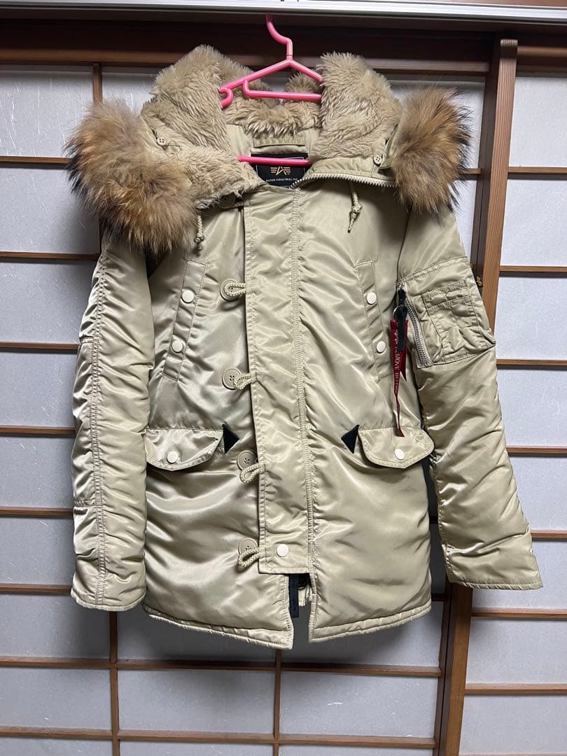 ALPHA INDUSTRIES レディース N-3Bジャケット ベージュ - メルカリ