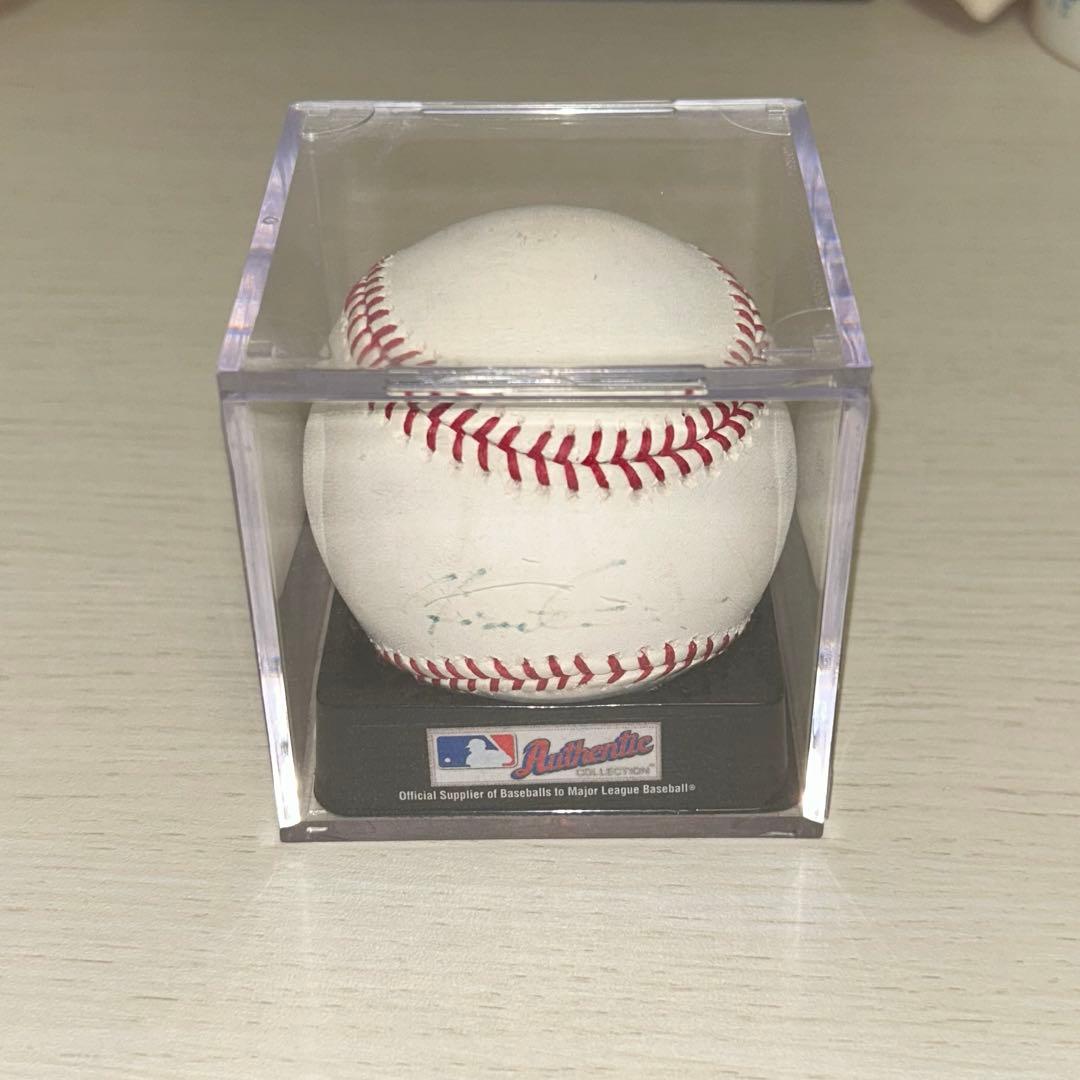 マイク・トラウト サインMLB公式ボール 松井秀喜