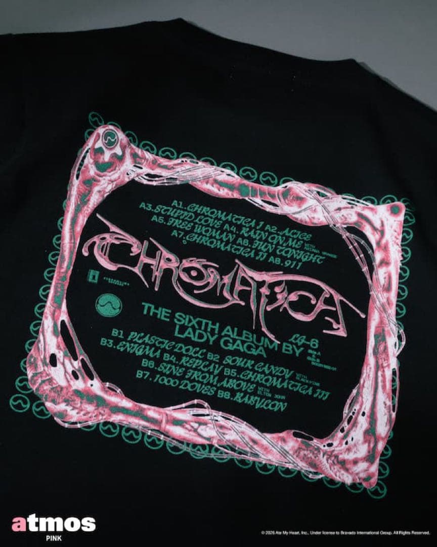 レア✨レディーガガ atmos pink 公式Tシャツ2026 Lサイズ - メルカリ