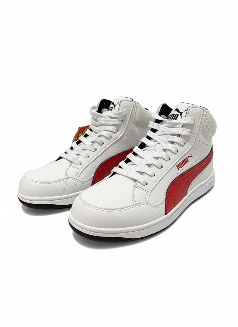 Takaさん専用Puma ハイカットスニーカー ホワイト/レッド PUMA SAFETY 安全靴 AIRTWIST 2.0 MID｜空調服専門店