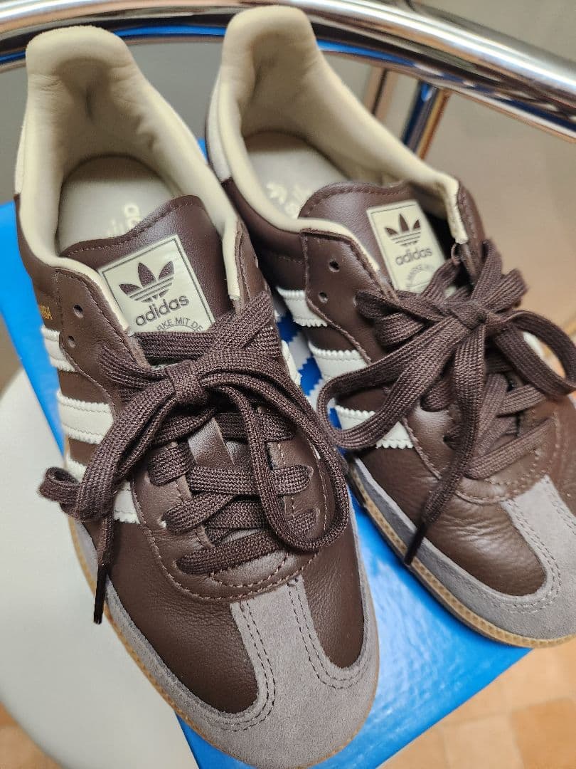 アディダス サンバ OG ブラウン　24.0 SAMBA adidas OG アディダス サンバ メンズ レディース DARK BROWN/OFF