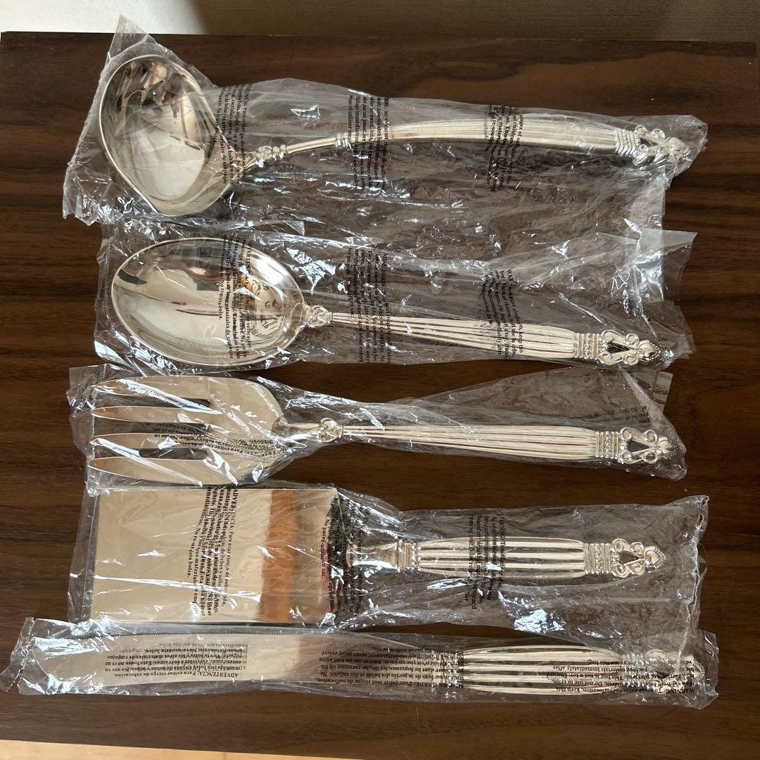 未使用品！ゴディンガーシルバーアート ホステスサービングセット5