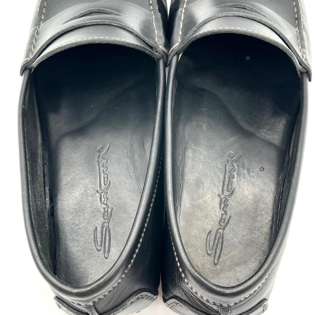 Santoniサントーニ ドライビングシューズ ローファー 25.5cm