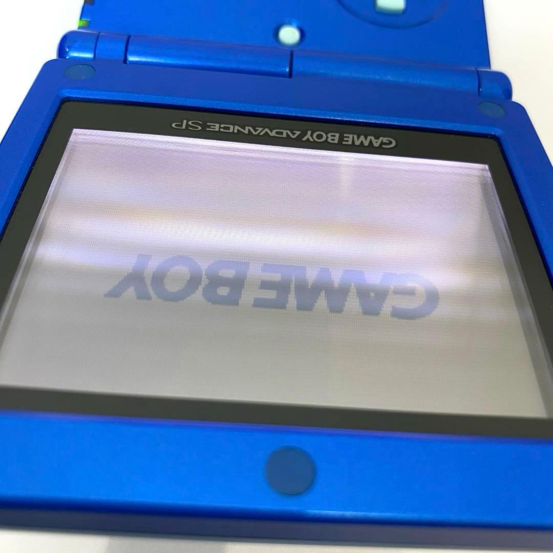 ゲームボーイアドバンスSP ☆極美品 ☆ロックマンブルー メンテ済 sp