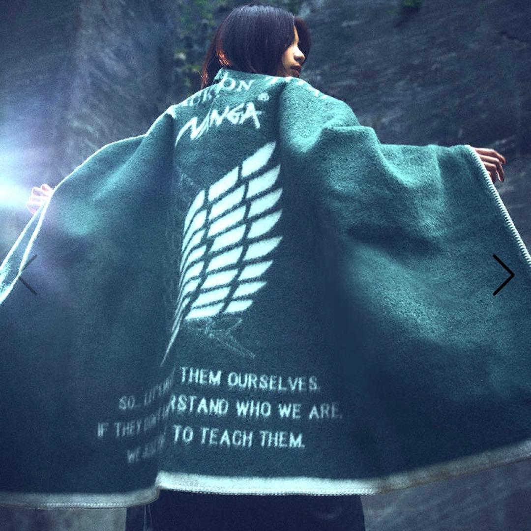 新品 進撃の巨人 NANGA FLAME RESISTANT ブランケット - メルカリ