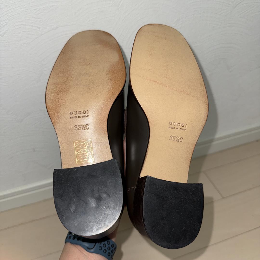 GUCCI グッチ ホースビット ローファー パンプス (23.5cm)