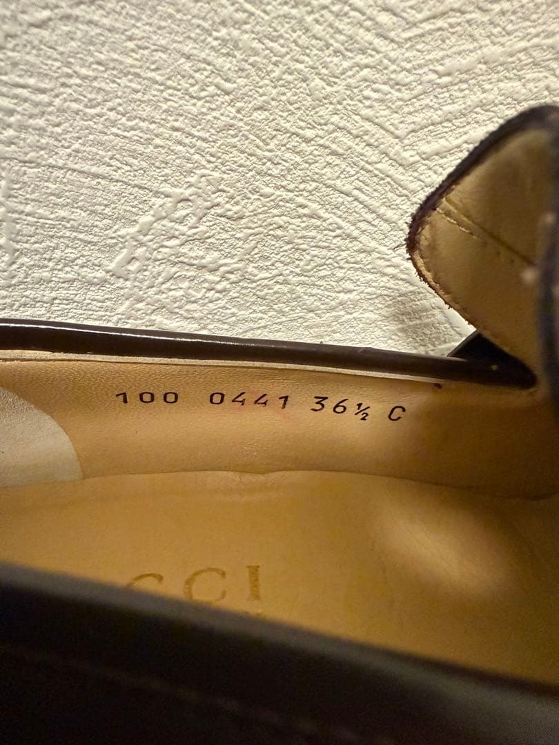 GUCCI グッチ ホースビット ローファー パンプス (23.5cm)