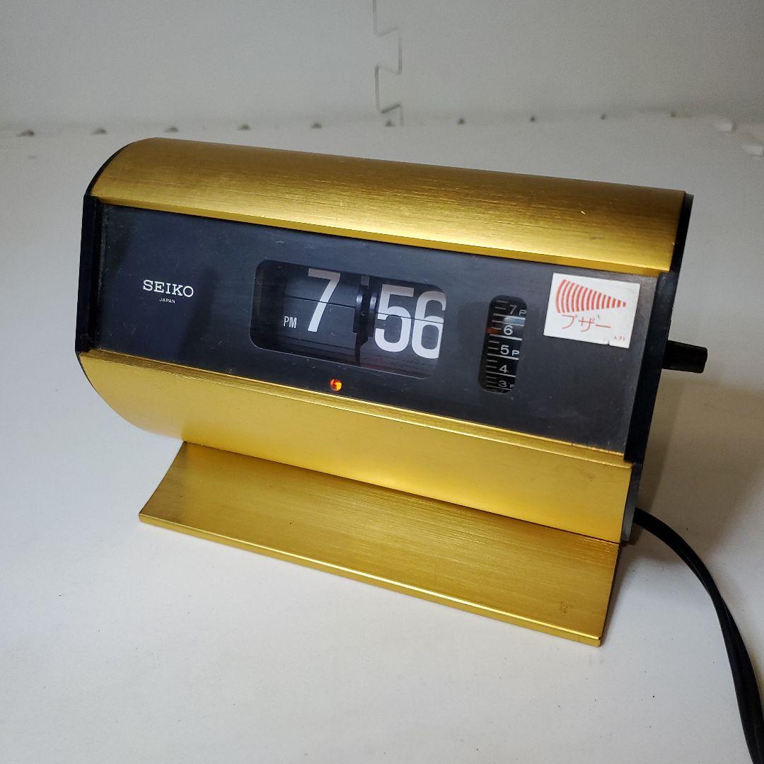 昭和レトロ SEIKOパタパタ時計 DP640 /記入あり/動作品 SEIKO パタパタ時計 DP692T 赤と黒 昭和レトロ 50/60Hz - メルカリ