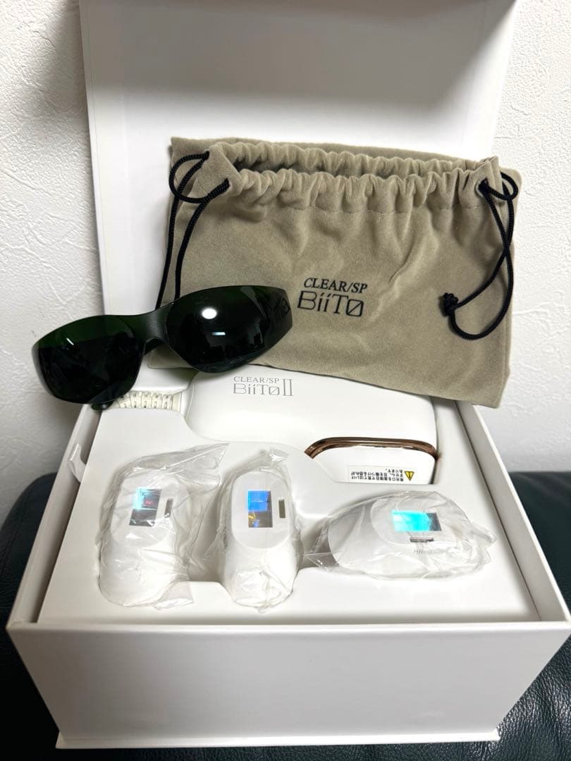 CLEAR/SP BiTo II 脱毛器 スタンダードセット 楽天市場】【保証付き スタンダードセット】CLEAR/SP BiiTo2 ビート2