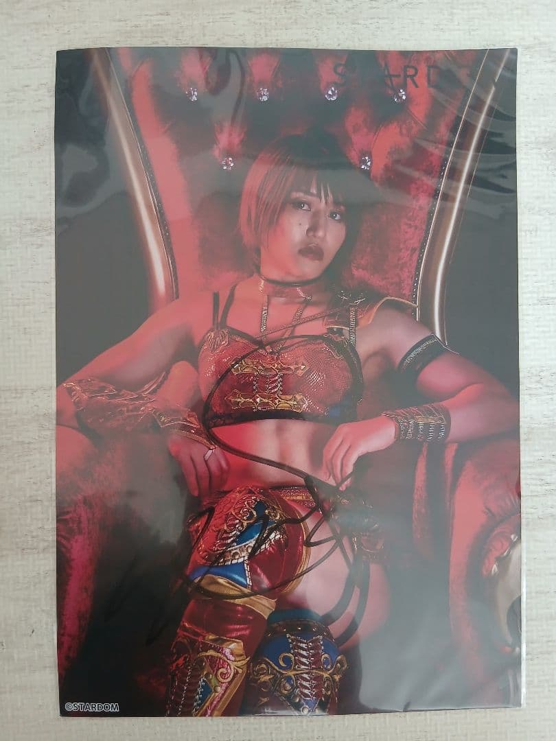 スターダム 岩谷麻優 朱里 応援タオル 2023 ポートレート カード