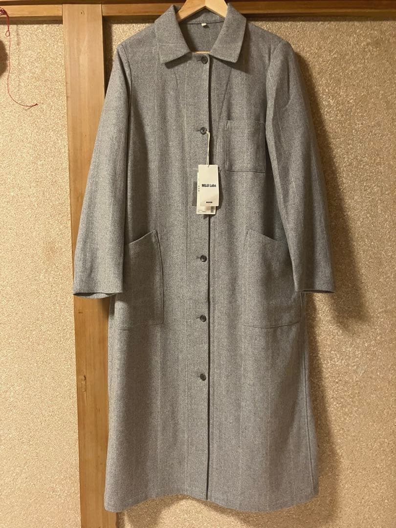 新品未使用 MUJI LABO ウール混ロングコート Mサイズ - メルカリ