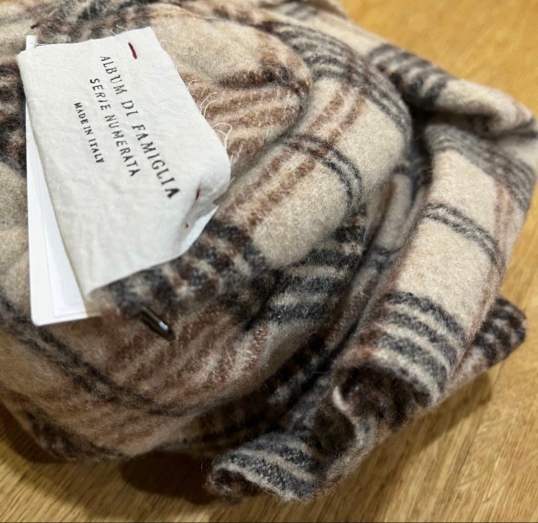 25AW 新品ALBUM DI FAMIGLIA のTRIANGLE SCARF 新しい