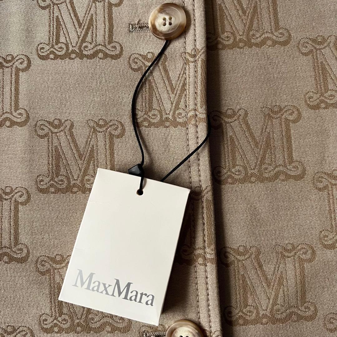 未使用タグ付 マックスマーラ ケープ KIBIR ラッフルスリーブ ポンチョ