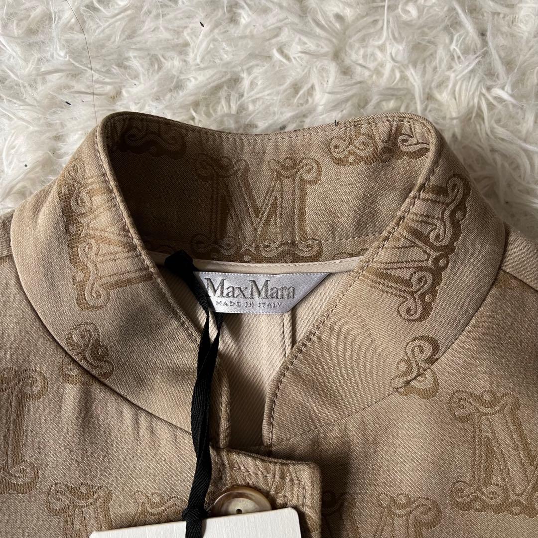 未使用タグ付 マックスマーラ ケープ KIBIR ラッフルスリーブ ポンチョ