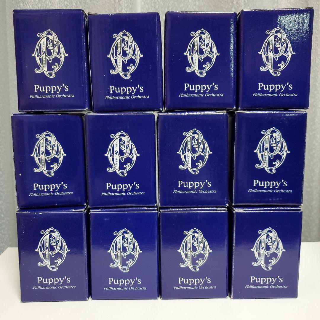 セトクラフト 陶器 子犬オーケストラ 12体セット 敷板・犬種と楽器名の