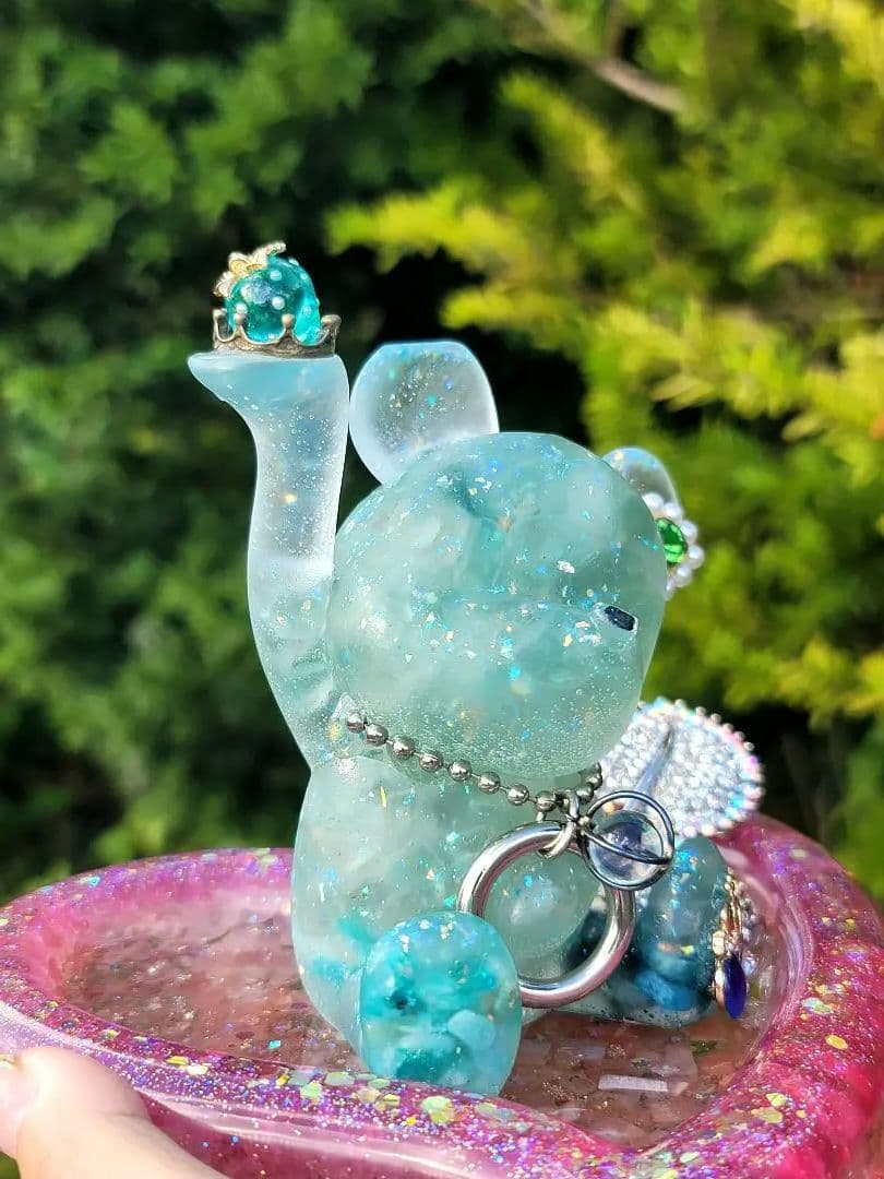 天赦日★願い事願掛け人生の成功輝く人生テディベア彼オルゴナイト