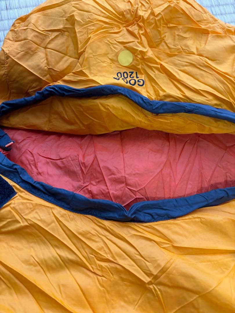 HAGLÖFS GOC 1200 オレンジ寝袋 ホグロフス