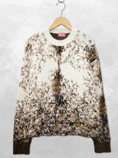ディーゼル 2024AW レオパード柄 シャギー ニット セーター L ディーゼル 2024AW レオパード柄 シャギー ニット セーター L - メルカリ
