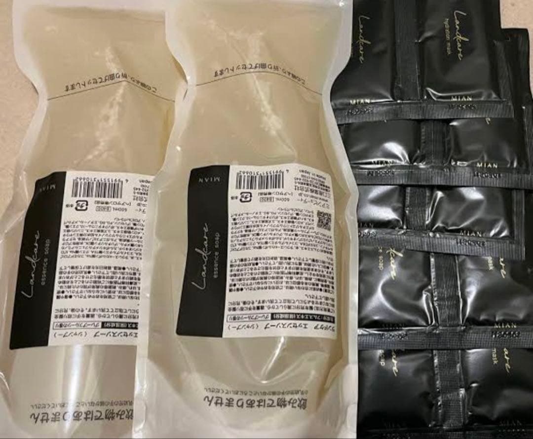 【なまずん様】ランドケアエッセンスソープ詰替2個セットとミニパウチ5枚 ランドケア（Landcare） | ミアンビューティー（三口産業株式会社）