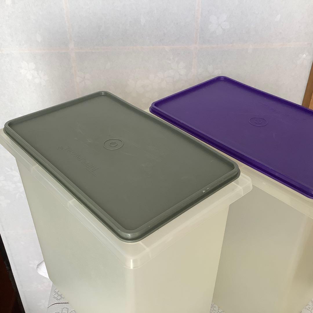☆*様 Tupperware 保存容器 半透明 10キロキーパー 米びつ タッパ