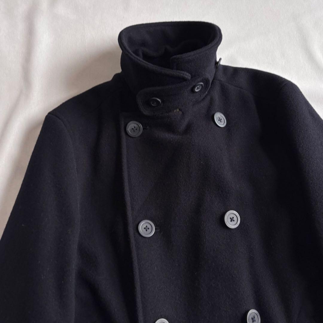 ジャケット・アウター 90s L.L.Bean melton wool pea coat NVY