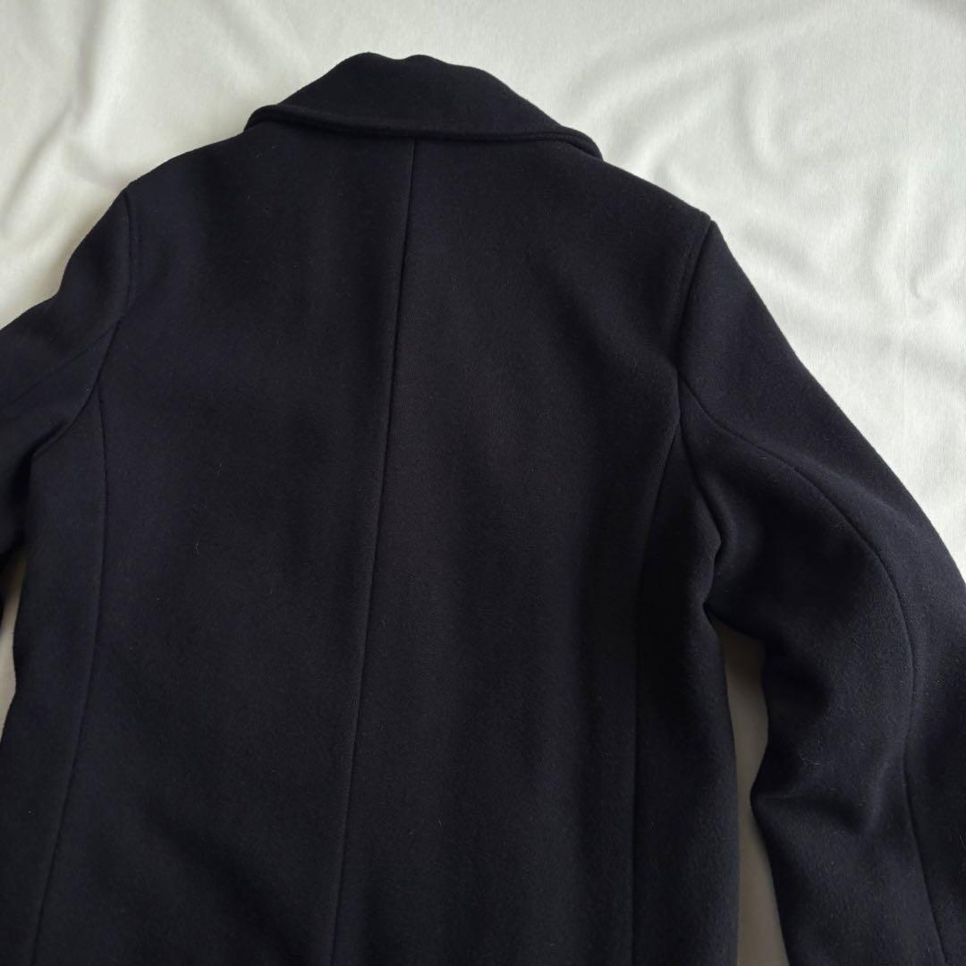 ジャケット・アウター 90s L.L.Bean melton wool pea coat NVY