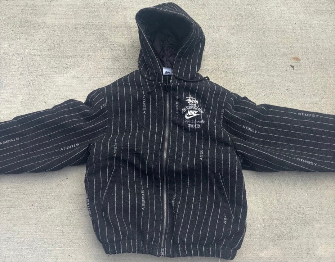 Nike Stussy コラボ ストライプジャケット Stussy Nike Jacket ナイキ ステューシー ストライプ ジャケット