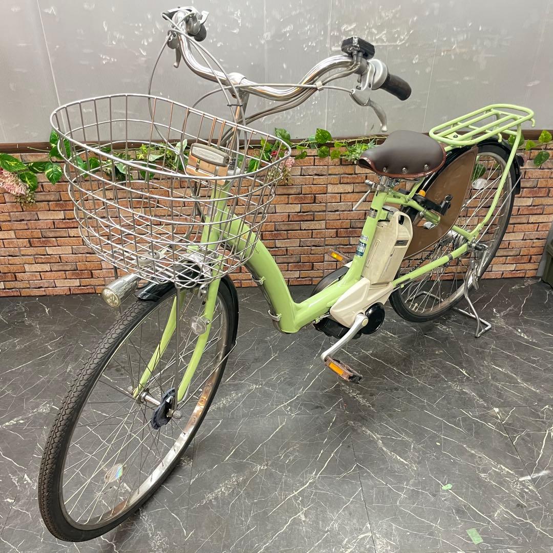 65】電動自転車 ブリヂストン BEAUTE ボーテ 黄緑 3人乗り対応 - メルカリ