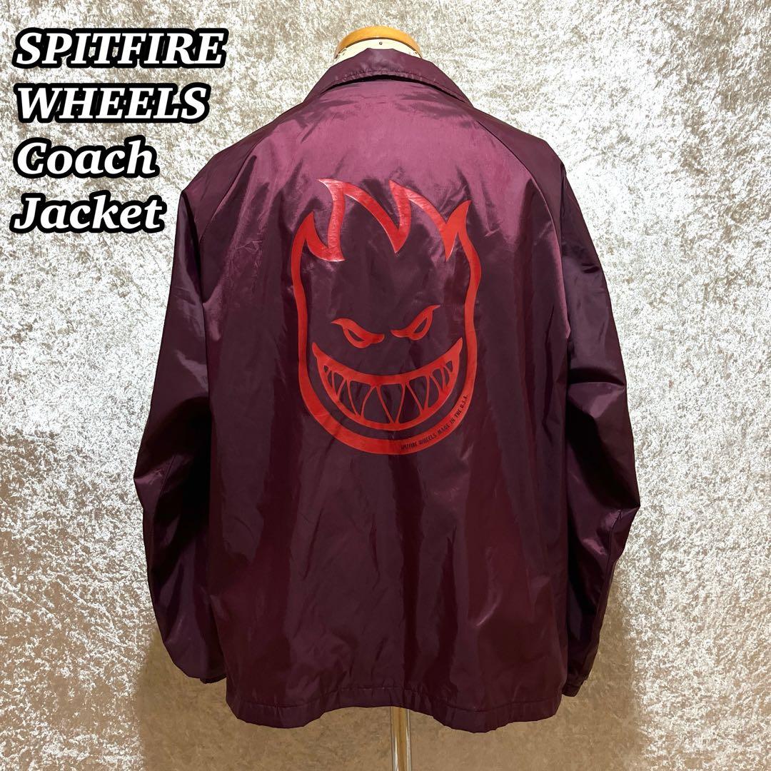 SPIT FIRE WHEELS コーチジャケット SPITFIRE WHEELS スピットファイヤー ナイロン コーチジャケット