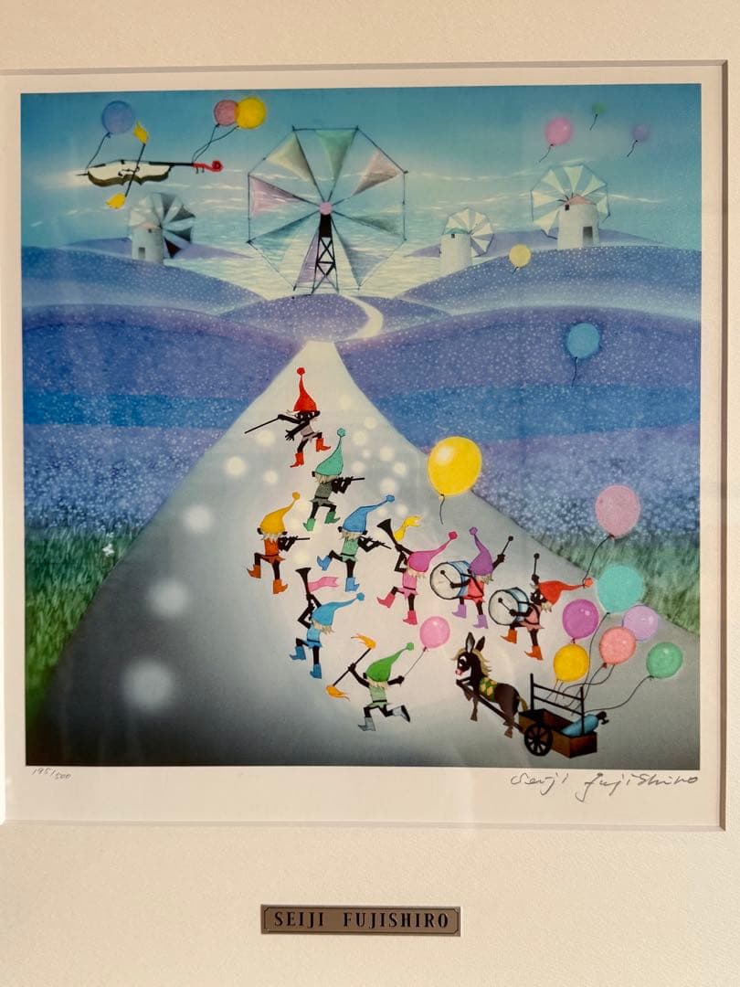 藤城清治 ラベンダー畑の夢 レフグラフ版画 - メルカリ