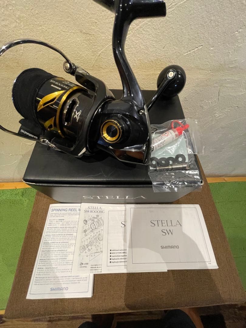 19ステラ8000HG使用回数1短時間 インプレ】スピニングリール/シマノ/19 ステラSW 8000HG - 釣りに