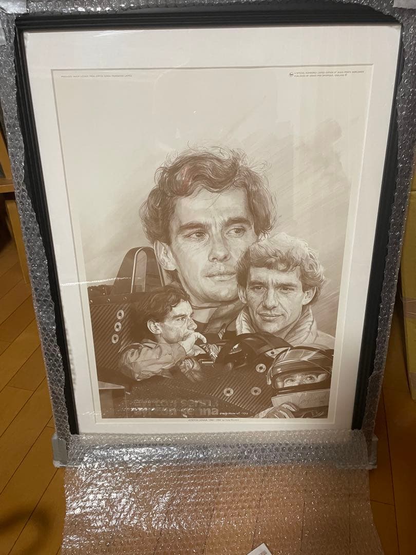 アイルトン・セナ F1 アートポスター クレイグ・ワーウィック絵画