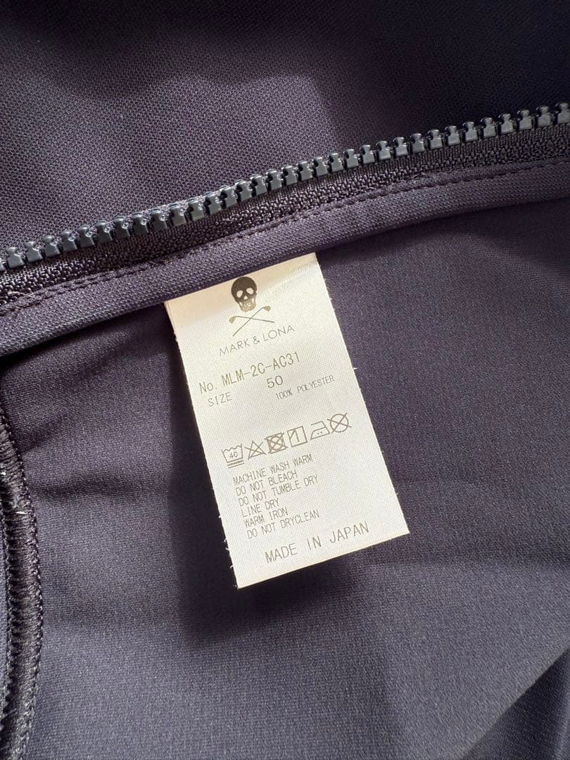 MARK&LONA☆50サイズ☆スウェットセットアップ☆ネイビー マーク