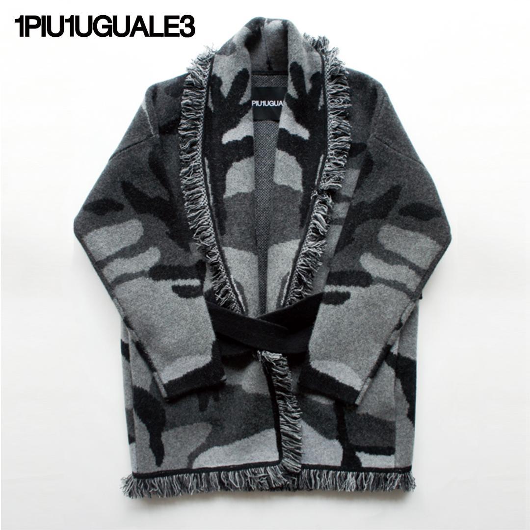 新品】1PIU1UGUALE3 カモ柄 カシミヤ混ガウン 定価13万 5 - メルカリ